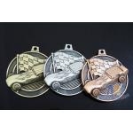 Antique Plating 3D Design Custom Zinc Alloy Metal Engraved Racing Bicycle Medals Without Soft Enamel for sale