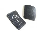 Eco - Friendly 3D Rubber Patches Sofe Rubber Tags Labels On Woven Patch for sale
