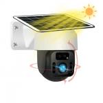Weatherproof 6.8W 4G Solar PTZ Camera , Wireless Battery 4G WiFi Security Camera for sale