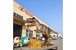 China Simulated Lifelike Animated T-rex Dinosaur Model for Park and Mall supplier