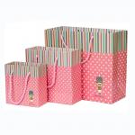Recyclable Rectangle Paper Shopping Bags Clothing Paper Wrapping Bag for sale
