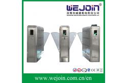 China Flow Control Handicap Flap Pedestrian Barrier Gate Optical Turnstiles supplier