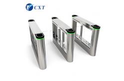 China QR Code Speed Gate Turnstile 304 Stainless Steel High Tech Channel 200 supplier