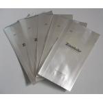 Small Chocolate Foil Packaging Bags , Silver Three Side Seal Flat Aluminum Foil Pouch for sale