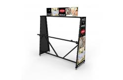 China Classic Roll Tablecloth Storage Rack Fabric Roll Display Rack Double Sided supplier
