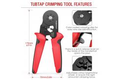 China Industrial Durable Wire Crimper Set Hexagonal Style For 0.25-6mm2 supplier