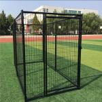 Powder Coated Galvanized Metal Dog Kennel , Welded Dog Cages for sale