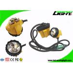 IP68 Waterproof Led Coal Miners Lamp 25000lux 10.4Ah Battery Customized Color for sale