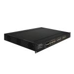 IP30 Safety Class 24 Port Poe Managed Switch 1U Rack Mount Loop Protection for sale