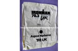China White Reusable Packaging Plastic Bags Drawstring Backpack Promotional supplier