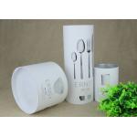 PP Lip Paper Cans Packaging White OEM Printing For Tableware Container