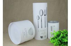 China PP Lip Paper Cans Packaging White OEM Printing For Tableware Container supplier