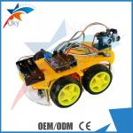 4WD DIY remote control Bluetooth Tracking Multi-Function Smart Intelligent Tracking Obstacle Avoidance Car with LCD1602 for sale