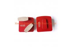 China Oval Shape Segment Husqvarna Grinding Diamonds Customized Colors supplier