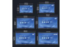 China Multi-Touch IR / Capacitive Touch Screen Presentation Board With 400cd/M2 Brightness supplier