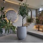 Create a Beautiful Garden with Fiberglass Flower Pots Durable and Lightweight