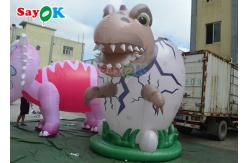 China 4m Inflatable Giant Dinosaur For Festive Decoration Wind Resistance supplier