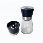 Manual Glass 189g 132mm 170ML 6oz Salt Pepper Grinder for sale