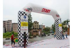 China Outdoor Custom Inflatable Arch PLD - SA With Lighting System / Banners supplier