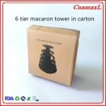 6 tier macaron tower wholesale macaron tower case macaron package