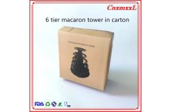 China 6 tier macaron tower wholesale macaron tower case macaron package supplier