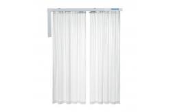 China 433.92MHz Extendable Curtain Track 150cm Curtain Rail Ceiling Mounted supplier