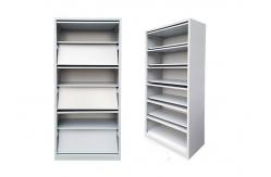 China Powder Coating SPCC Metal Rack Bookshelf For Document supplier