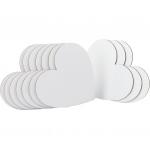 3mm Thickness Heart Shape Canvas Board Panels For Students And Professional Artists for sale
