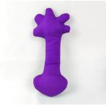 Customised Fabric Dog Toys Loveable PP Cotton Purple Craw Toy 28cm for sale