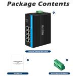 8 Port Gigabit Switch Industrial Ethernet Switch IP40 OEM Factory