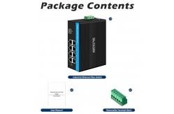 China 8 Port Gigabit Switch Industrial Ethernet Switch IP40 OEM Factory supplier