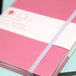 Elastic Band Closure PU Leather Notebook , Premium Paper A5 Dotted Notebook