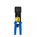 RJ11 RJ45 Pass Through Connector Crimping Tool UTP STP Lan Cable Computer Network for sale