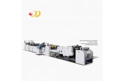 China High Performence Paper Bag Making Machine With Hand Crank Creasing System supplier