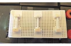 China OEM White Nylon Bristle Blocks Suitable For KM/Hashima Cutter Machines supplier