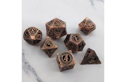 China Back To Metal Dice Set Kusalukono Multi Facial COC DND RPG Dice supplier