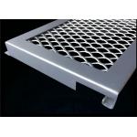 Aluminum Expanded Metal Mesh For Cladding , Frame Expanded Metal Screen Facade for sale