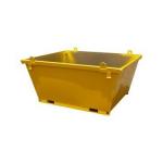 Galvanised Crane Bin Forklift Attachment Forklift Hopper Dumpster