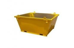 China Galvanised Crane Bin Forklift Attachment Forklift Hopper Dumpster supplier