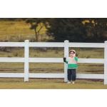 Weather Resistant Vinyl Fence Heavy Duty 3 Rails 4 Rails Horse PVC Farm Fence for sale