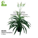 100cm Tall Real Touch Artificial Potted Flowers 42 Leaves Home Decoration for sale