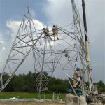 Angle Steel Q355B Q255B 110KV Lattice Transmission Tower for sale