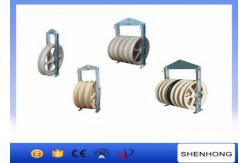 China 30KN Load Capacity Large Diameter Rope Pulley For ACSR Conductors supplier