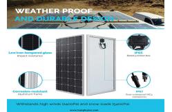 China 150 Watt Monocrystalline Silicon Solar Panels , Monocrystalline Solar Module supplier
