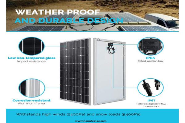 150 Watt Monocrystalline Silicon Solar Panels , Monocrystalline Solar Module
