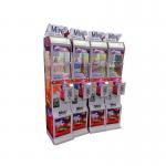 Medium Claw Arcade Vending Machine for Kids W30*D62*H170 Cm Coin Operated Age 8 Years for sale