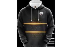 China Graphic Long Sleeve Pullover Hoodie 100% Polyester Accept Custom Lables supplier