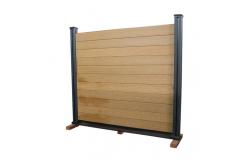 China Waterproof Wpc Mateiral Fence Panels For Outdoor Rotproof supplier
