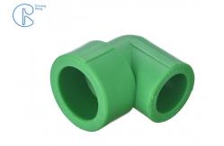 China Green Water Supply PN25 PPR Reducing Bend With Socket Welding Way supplier