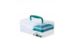 China Small Partition First Aid Daily Portable Medication Storage Box supplier